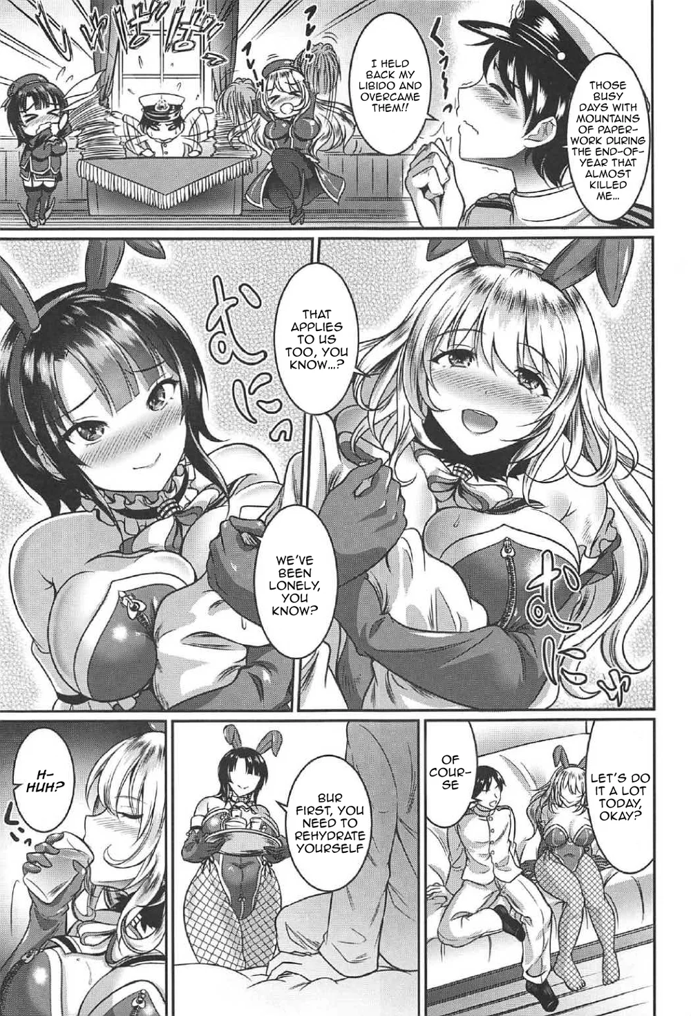 Atago to Takao wa Dosukebe Usagi page 2