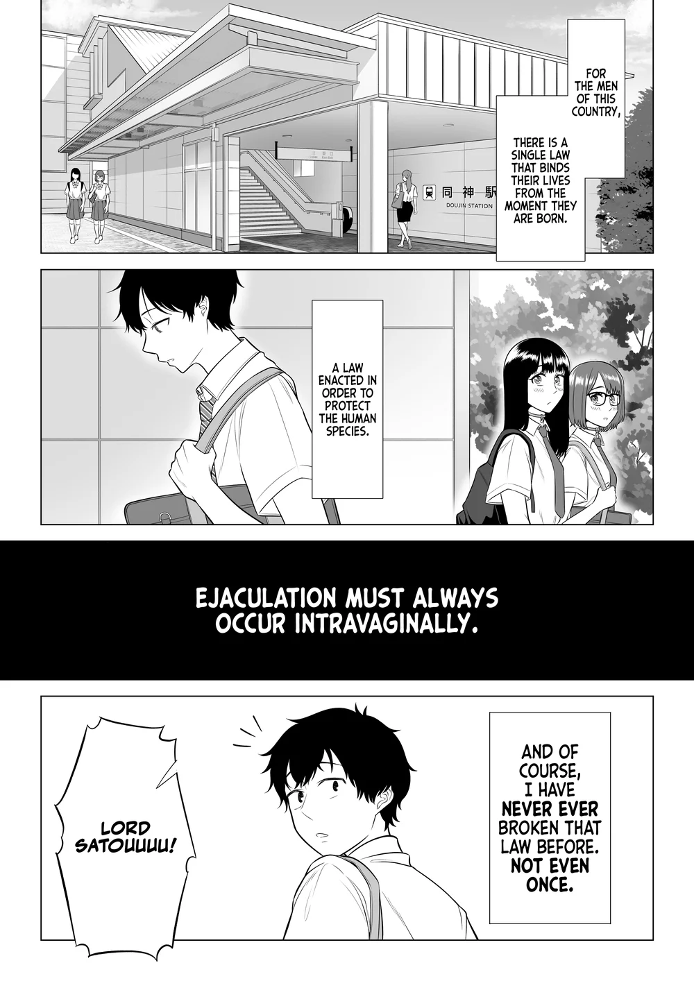 Dansei ga Kyokutan ni Sukunai Kono Sekai de wa, Seishi wa Kichou na Shigen desu page 4
