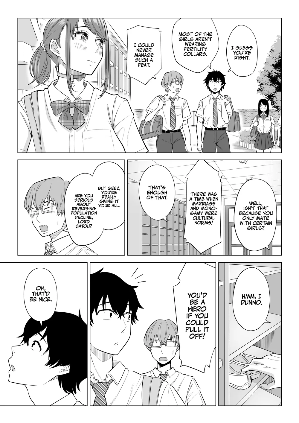 Dansei ga Kyokutan ni Sukunai Kono Sekai de wa, Seishi wa Kichou na Shigen desu page 74
