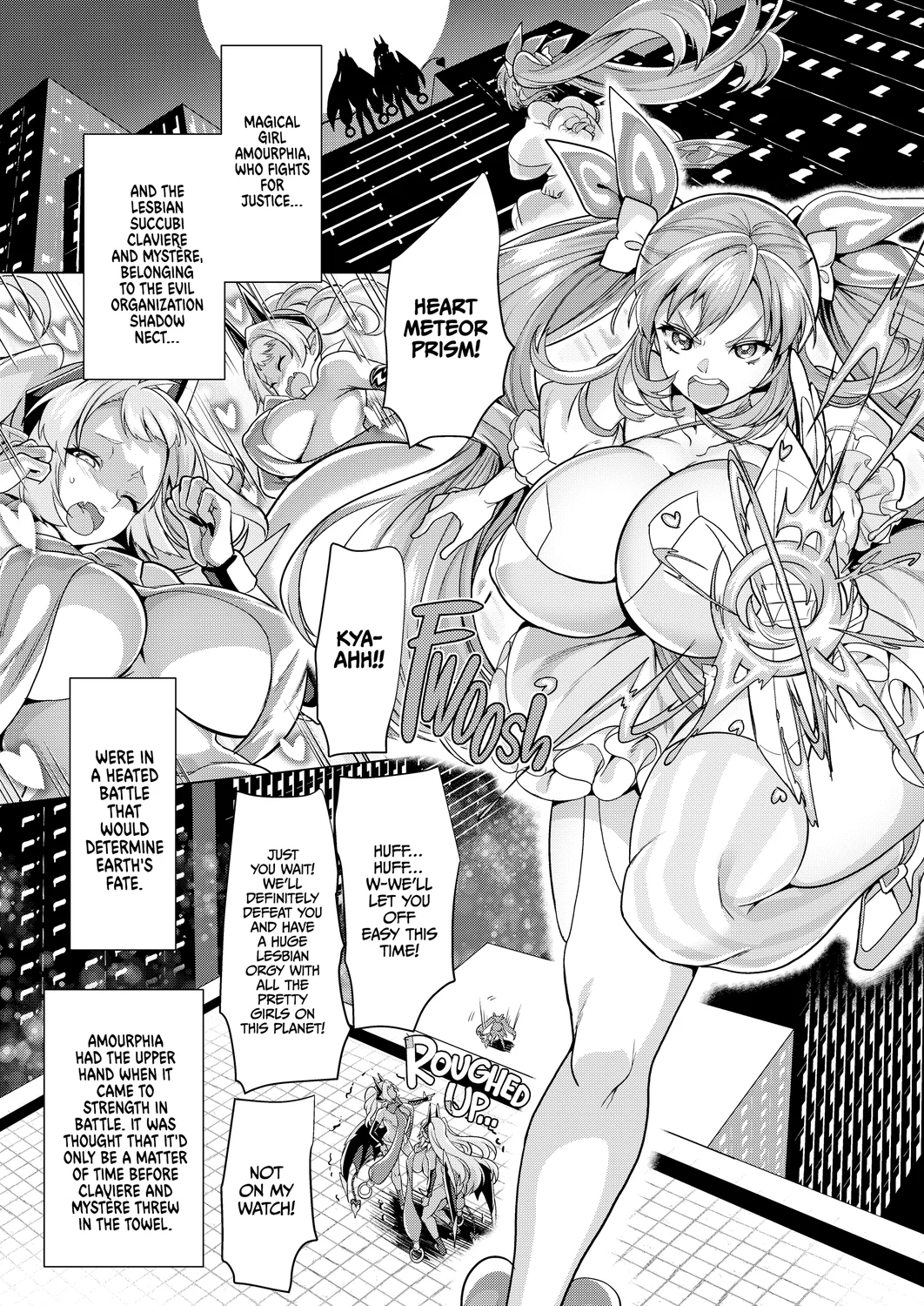 Gender Bending Magical Girl vs Lesbian Succubi page 1