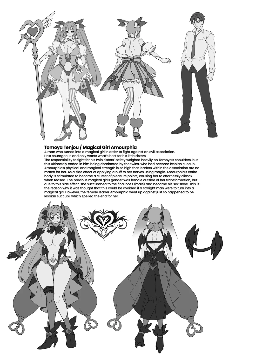 Gender Bending Magical Girl vs Lesbian Succubi page 49
