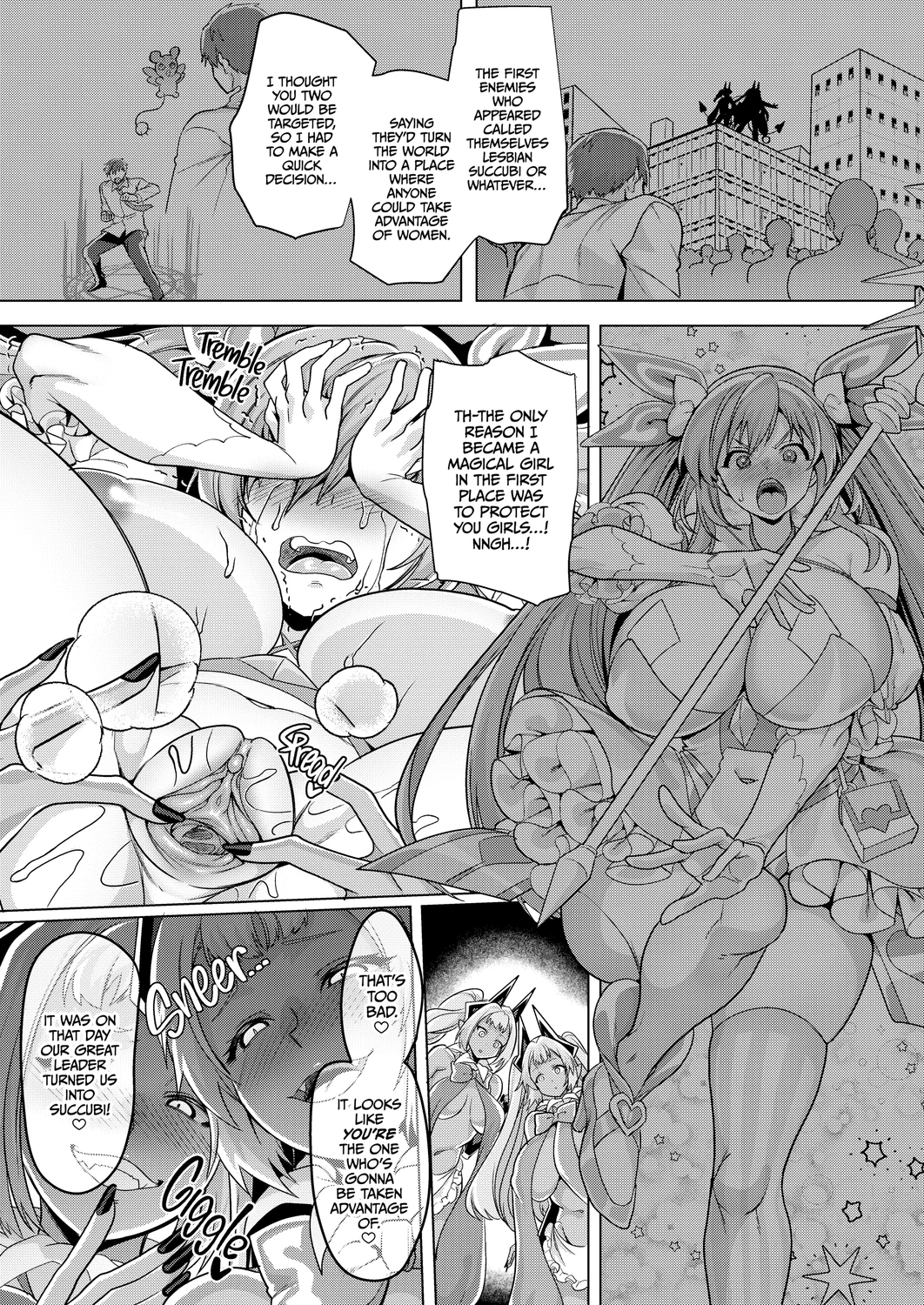 Gender Bending Magical Girl vs Lesbian Succubi page 7