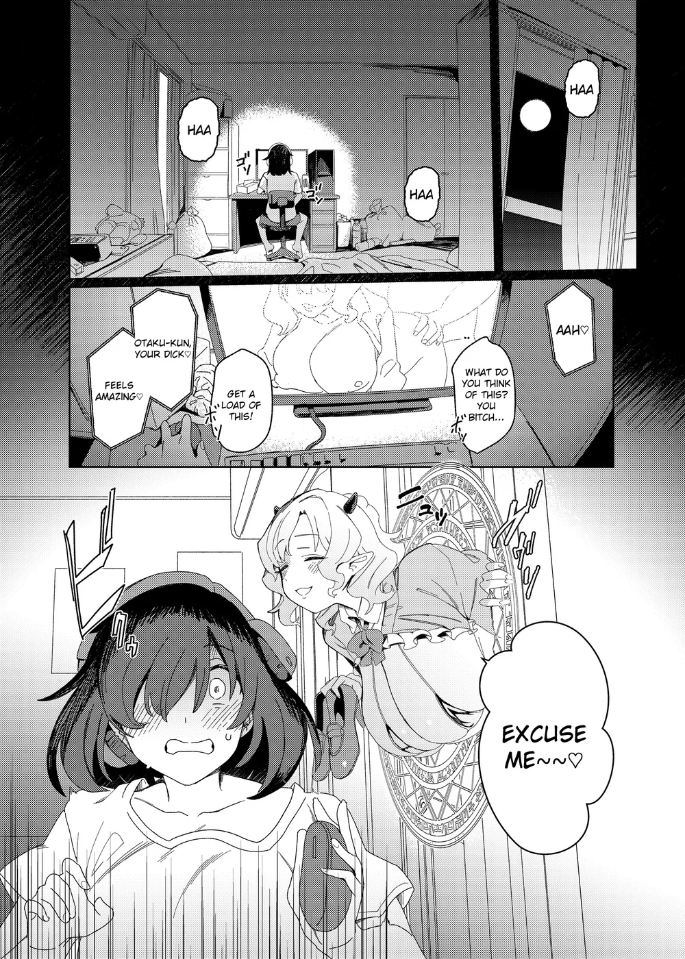 Gyaru Succubus to Futanari Neet page 4