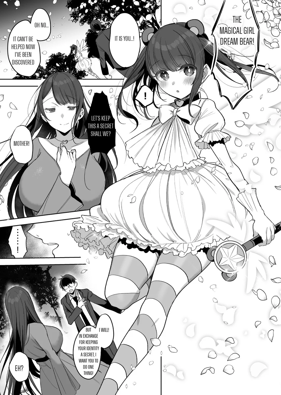 Hahaoya Mahou Shoujo Loli-ka NTR Manga page 0