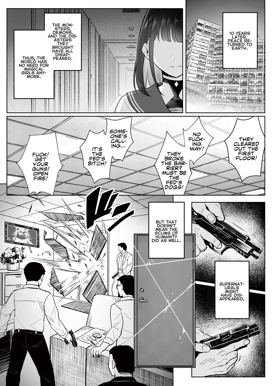 Moto Mahou Shoujo no Shigoto Hanashi Ao page 9