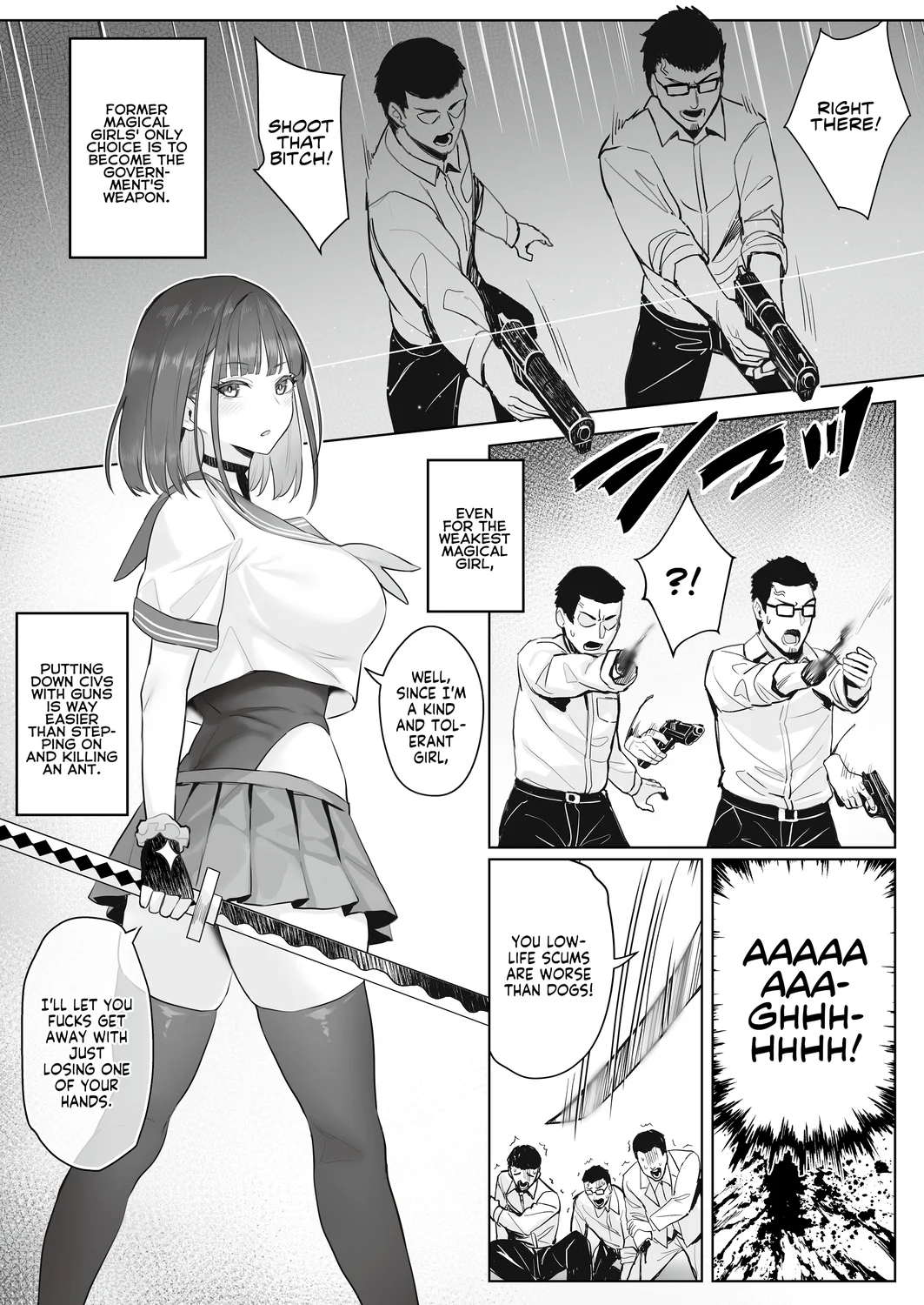 Moto Mahou Shoujo no Shigoto Hanashi Ao page 10