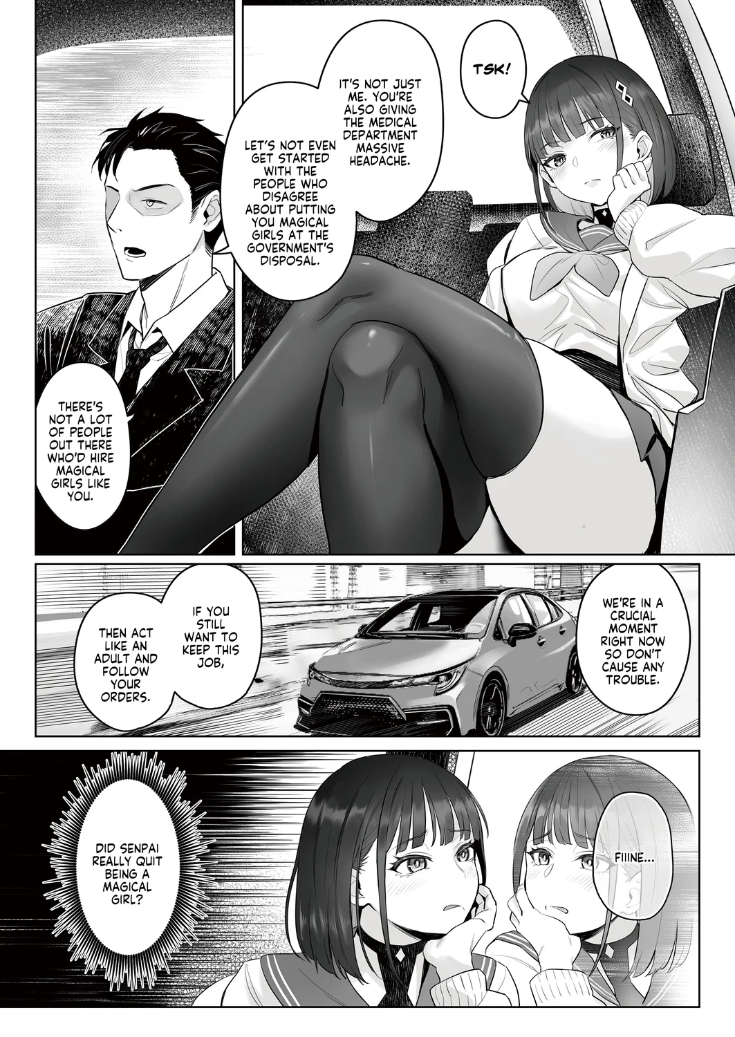 Moto Mahou Shoujo no Shigoto Hanashi Ao page 12