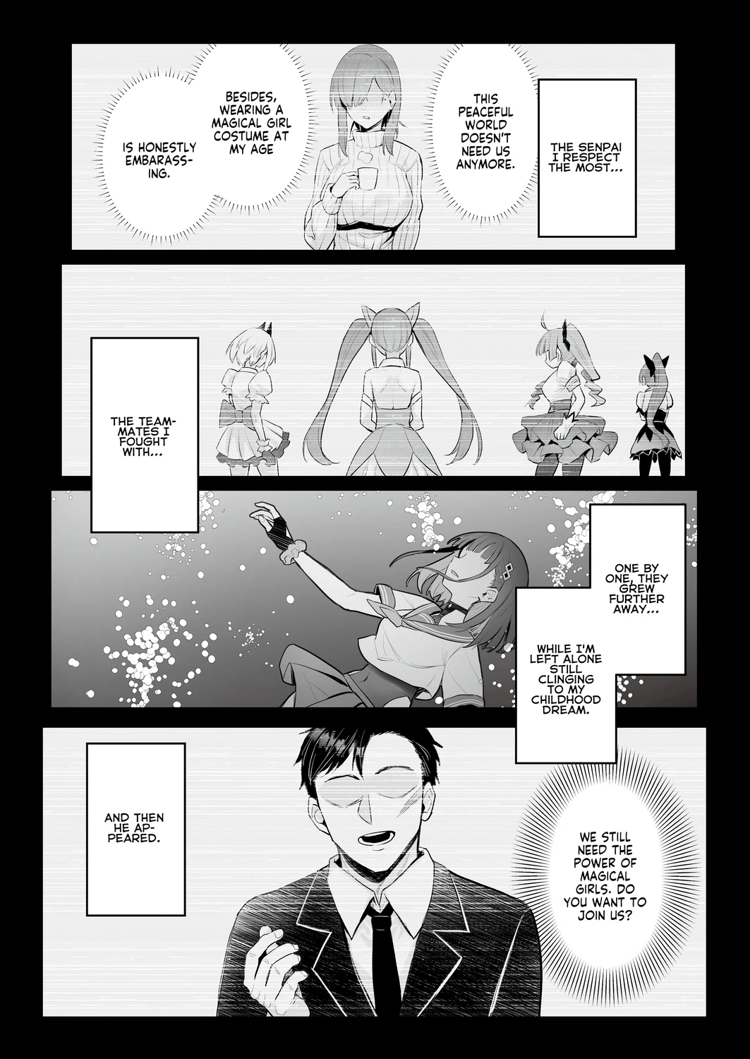 Moto Mahou Shoujo no Shigoto Hanashi Ao page 13