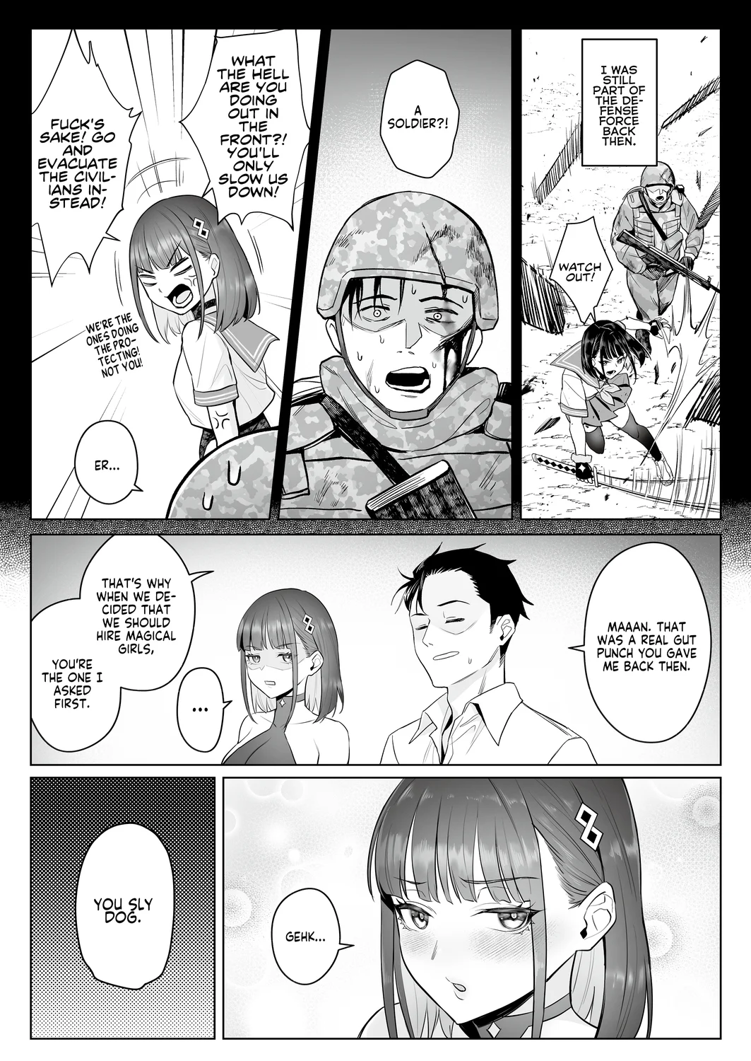 Moto Mahou Shoujo no Shigoto Hanashi Ao page 32
