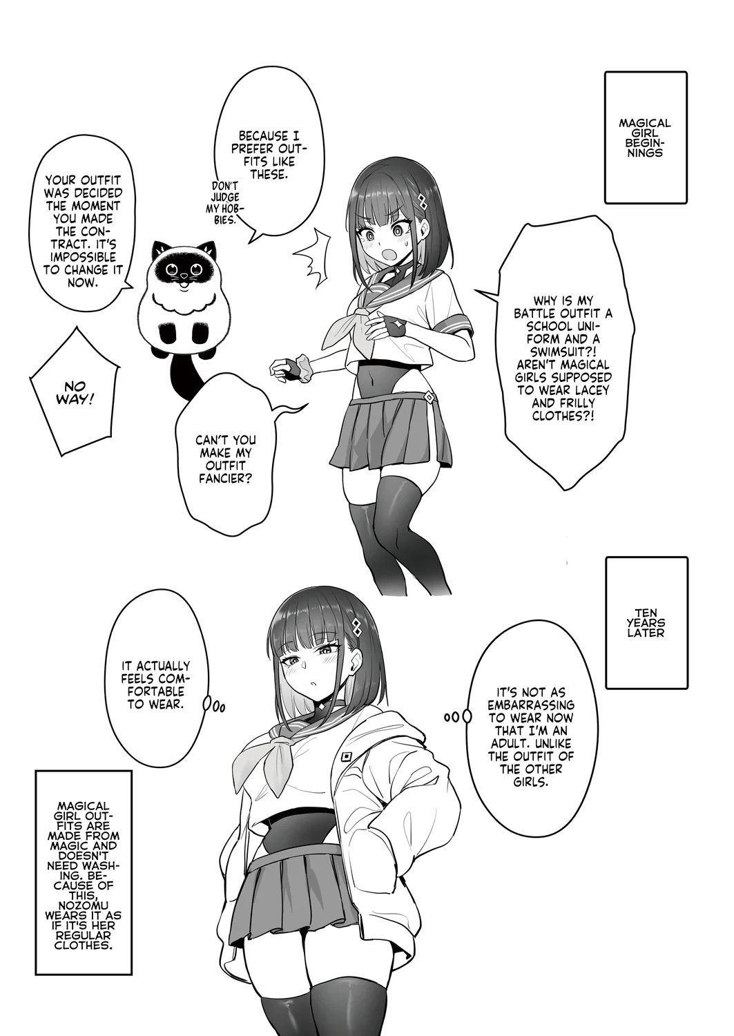 Moto Mahou Shoujo no Shigoto Hanashi Ao page 33