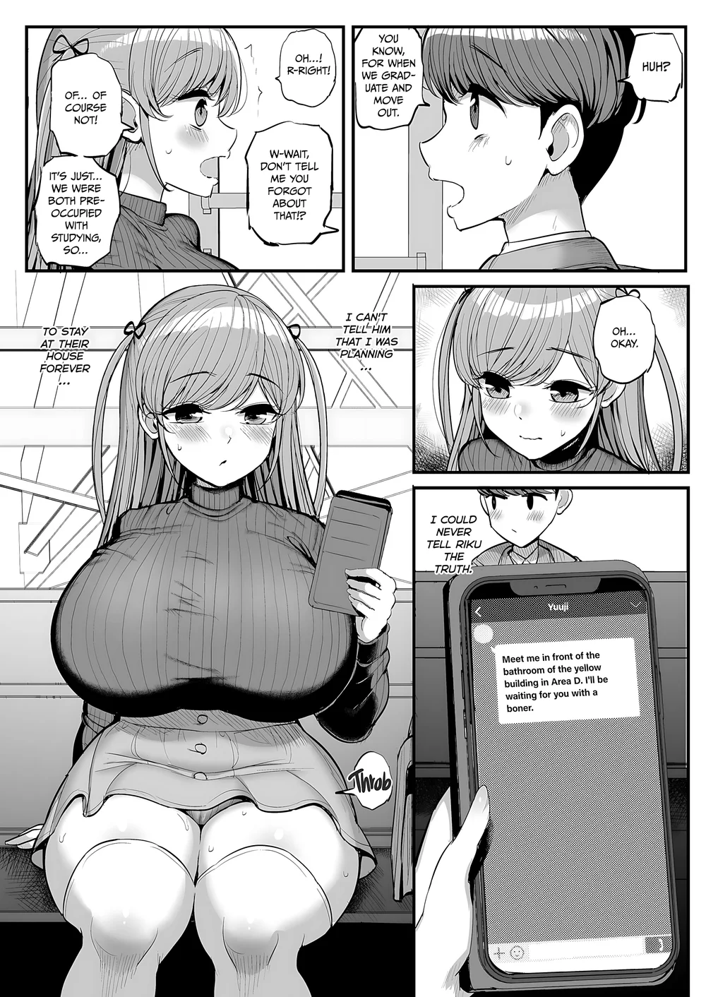 My Petite Girlfriend Is My Dad’s Sex Slave – Graduation Arc page 24