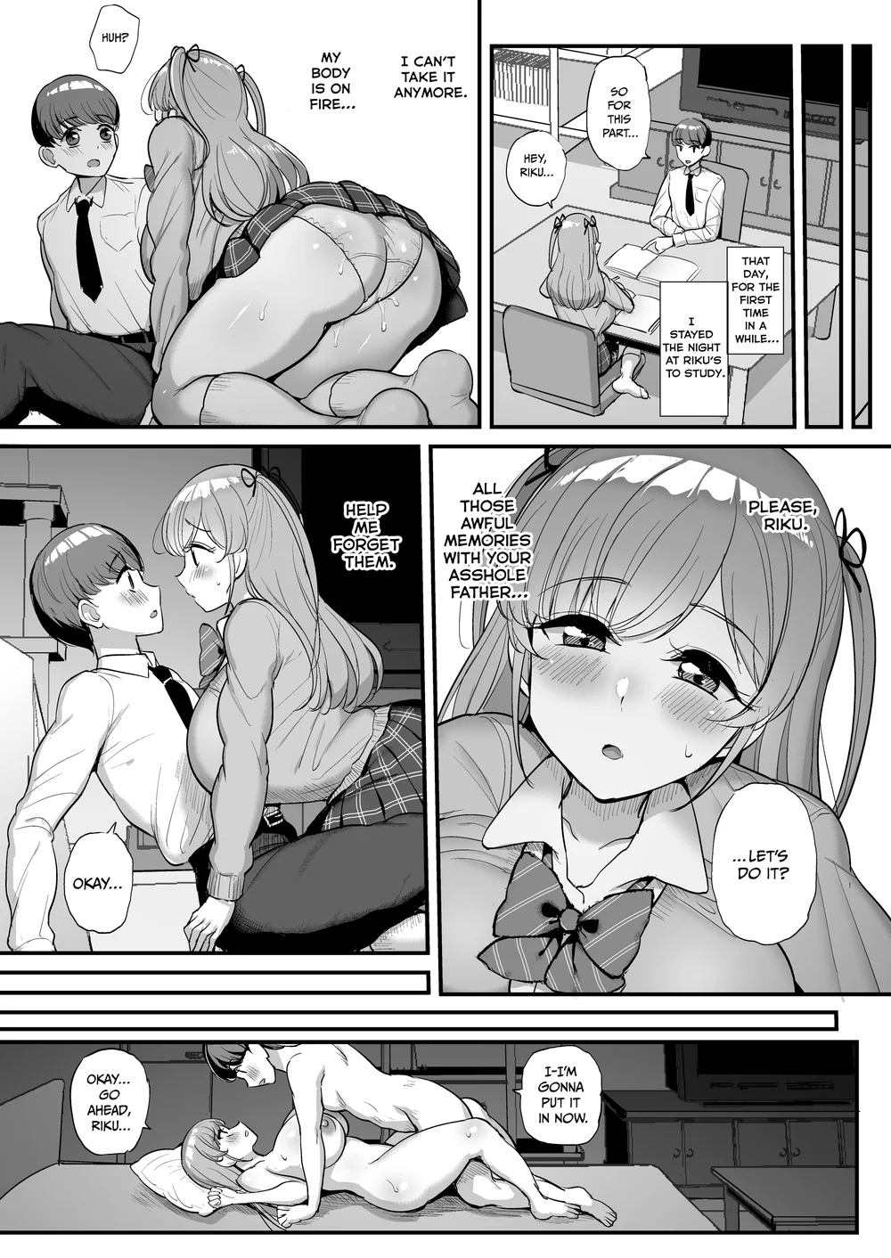 My Petite Girlfriend Is My Dad’s Sex Slave page 49