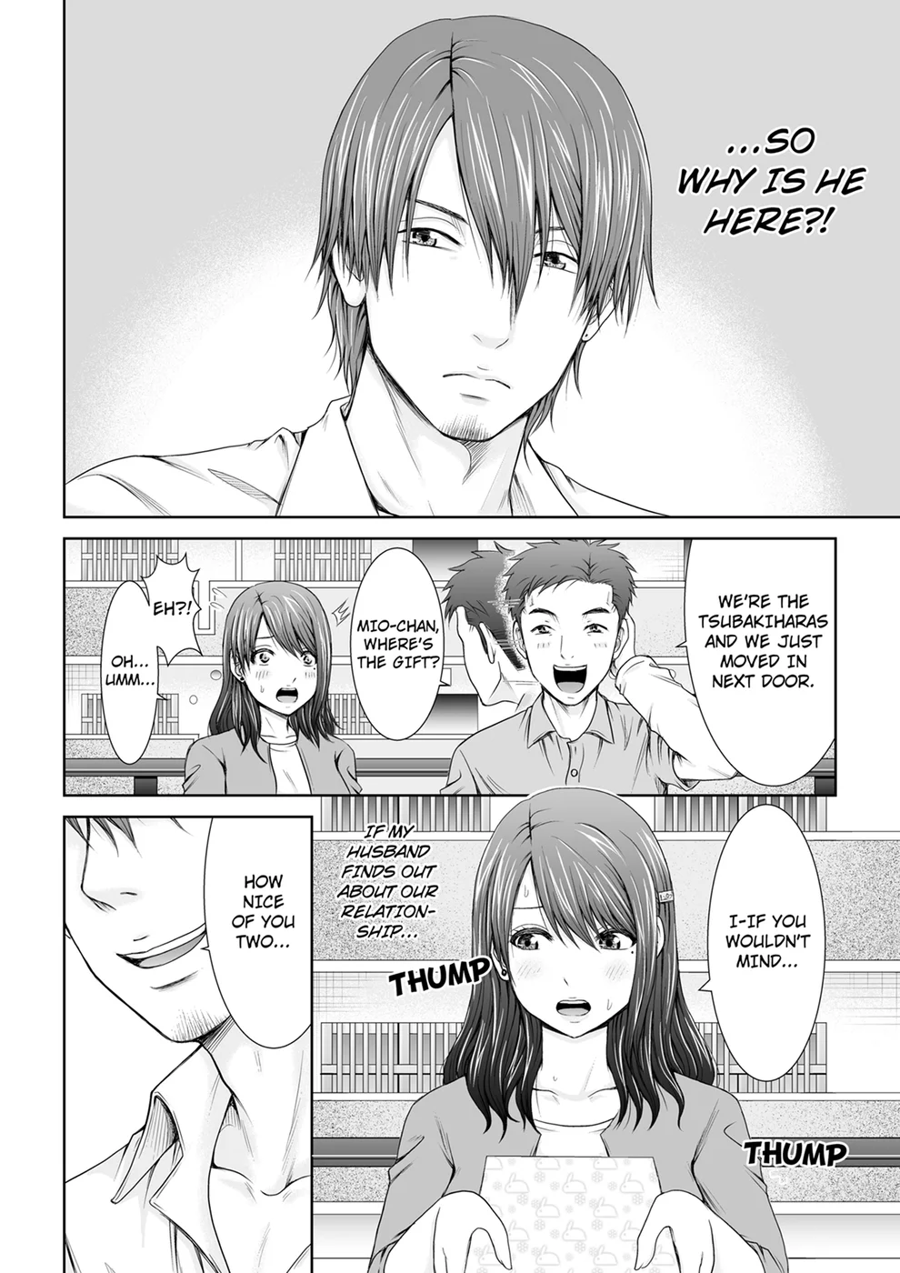 “Koko Ijirareru no Sukidatta yona?” Rinjin wa, Hitozuma no Moto SeFri – Chapter 1 page 9