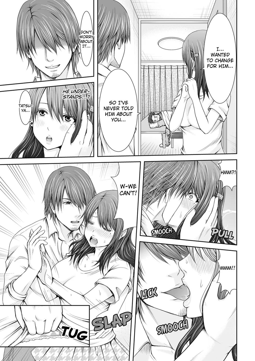 “Koko Ijirareru no Sukidatta yona?” Rinjin wa, Hitozuma no Moto SeFri – Chapter 1 page 16