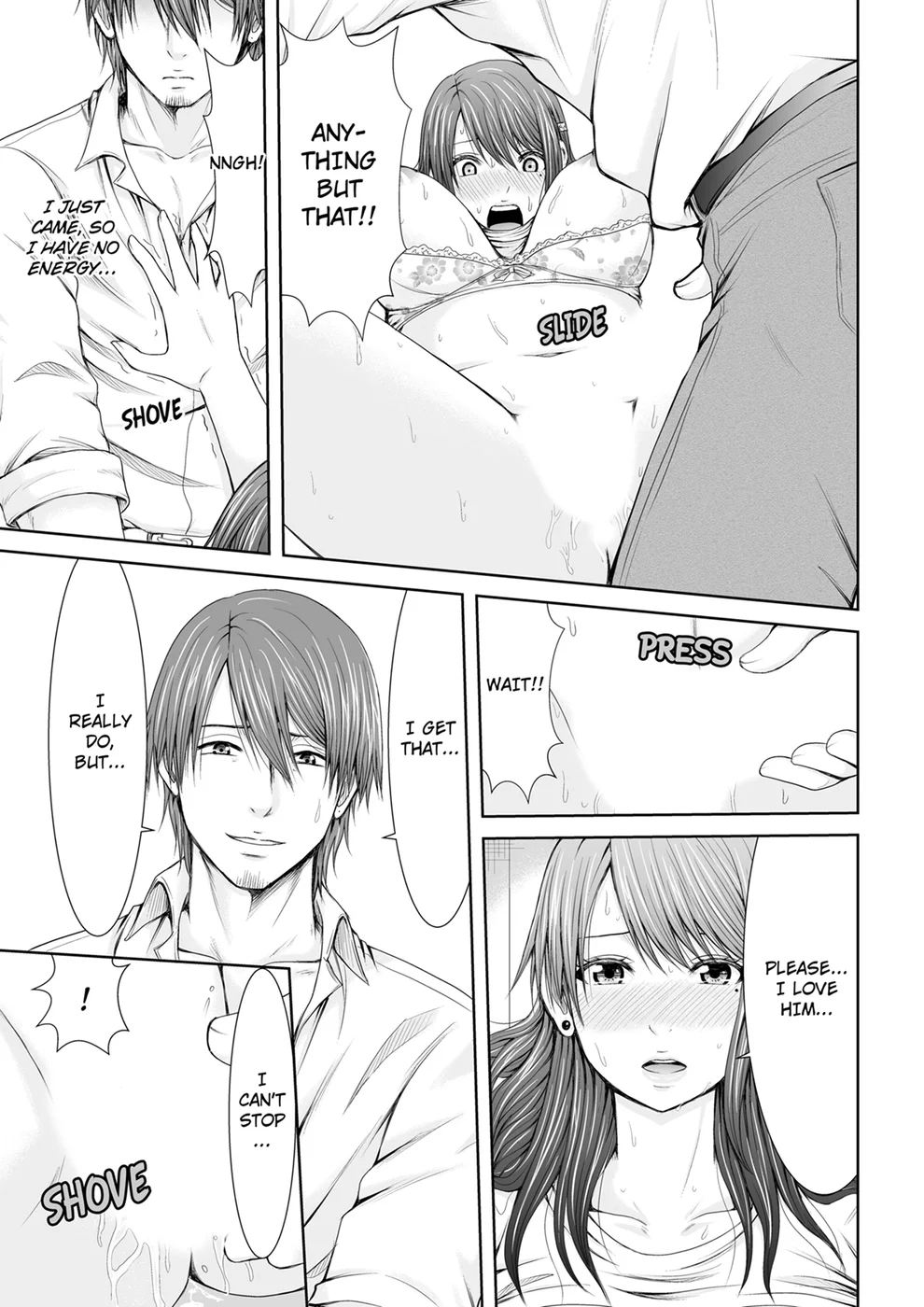 “Koko Ijirareru no Sukidatta yona?” Rinjin wa, Hitozuma no Moto SeFri – Chapter 1 page 24