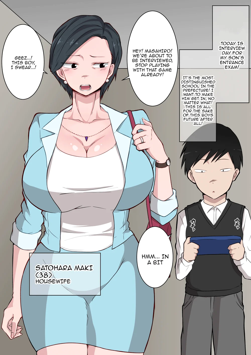 Ojuken Mama no Netorare Uraguchi Nyuugaku page 2