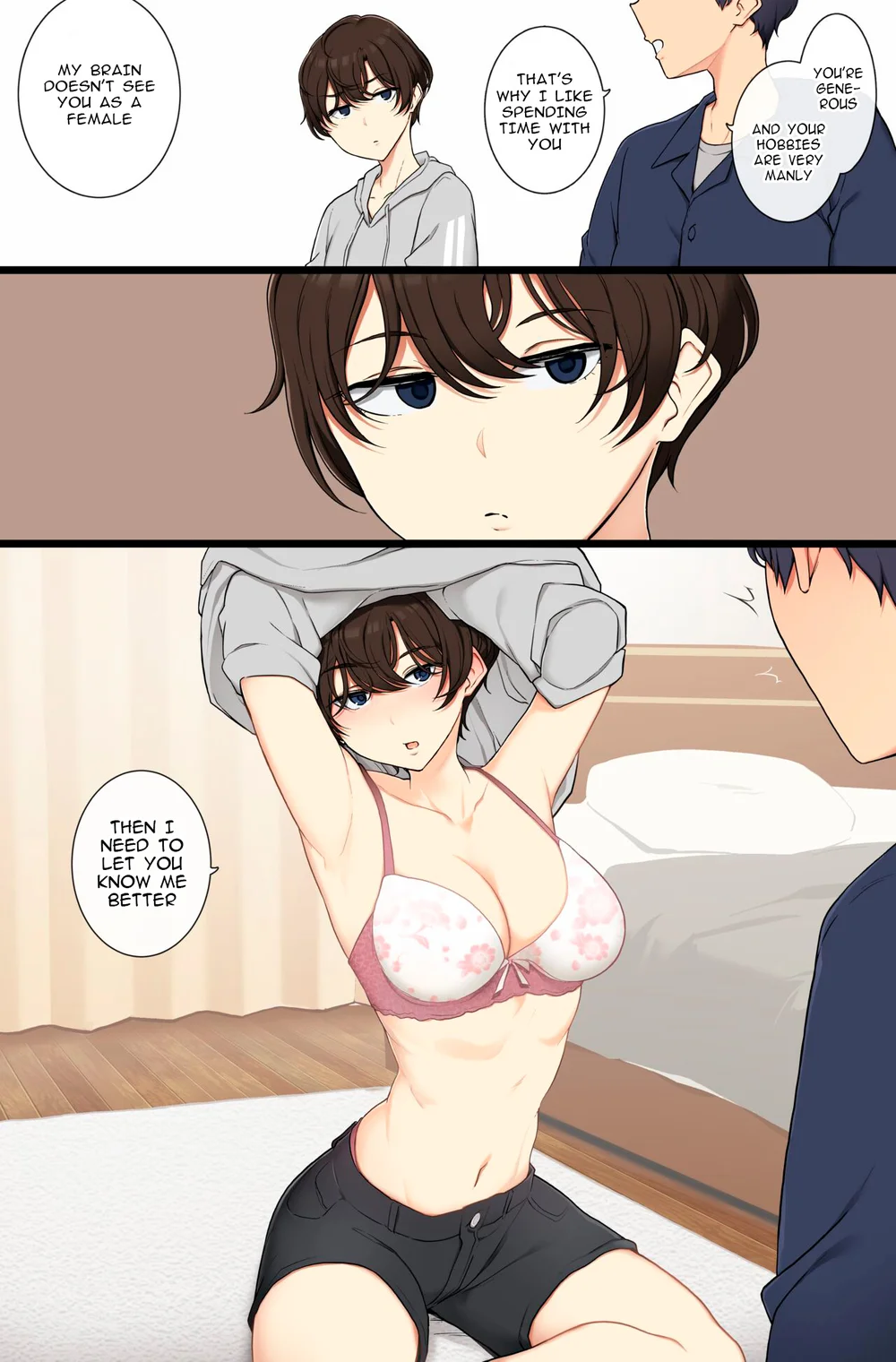 Onnanoko Atsukai Shinai to Mesu Dearu Koto o Wakarasetekuru Boyish Joshi page 1