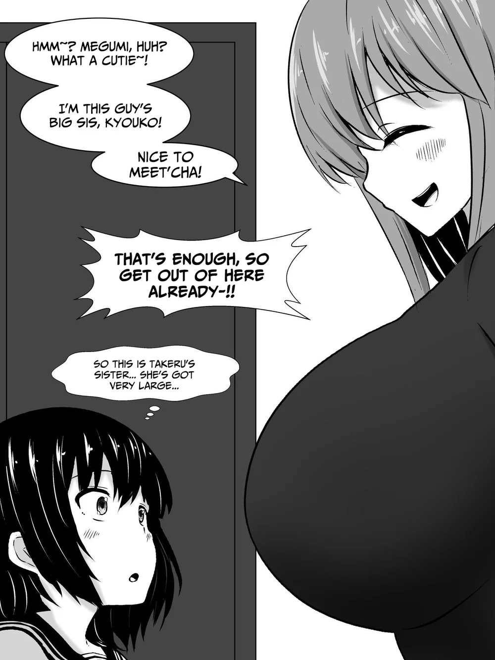 Ore no Jiman no Kanojo ga, Chinchin Dekai Ore no Nee-chan ni Netorareta! page 10