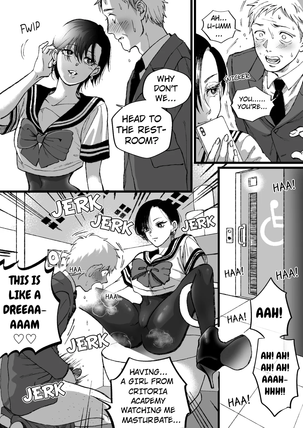 Sailor Fuku + Kyouei Mizugi no Mitsuga Sejou page 3