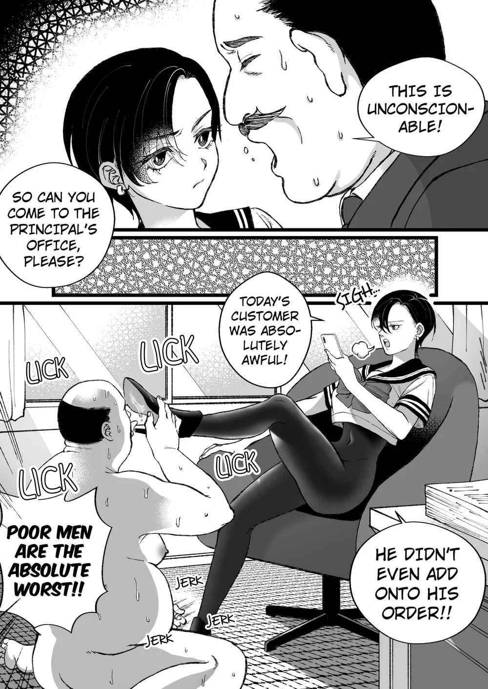 Sailor Fuku + Kyouei Mizugi no Mitsuga Sejou page 7
