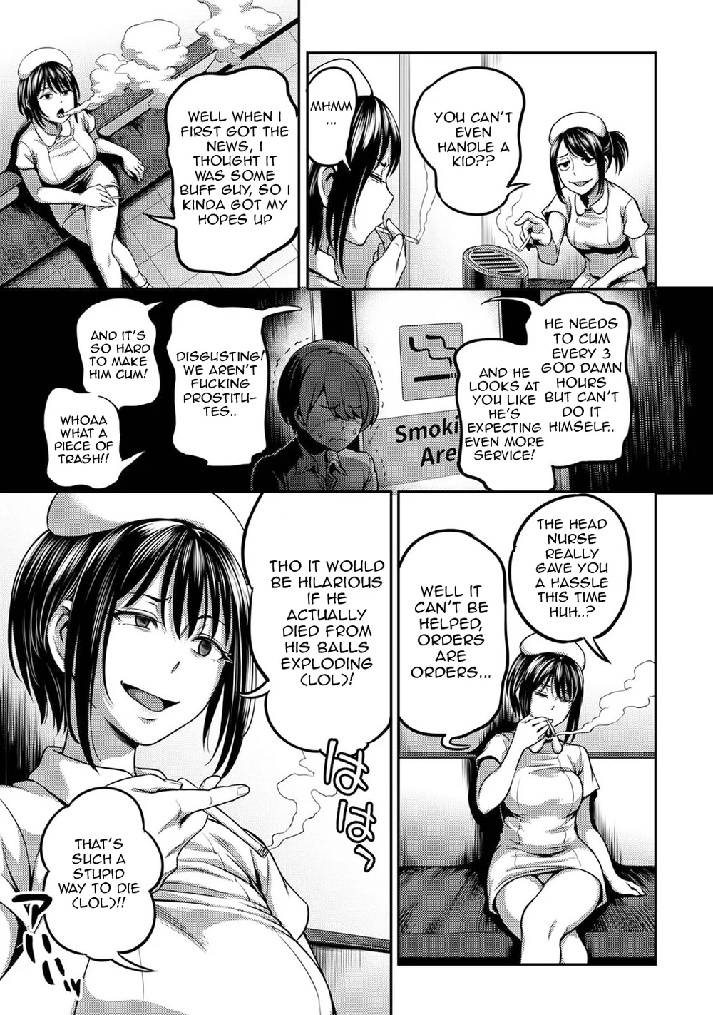 Sakusei Byoutou ~Seikaku Saiaku no Nurse shika Inai Byouin de Shasei Kanri Seikatsu~ – Chapter 1.5 page 19