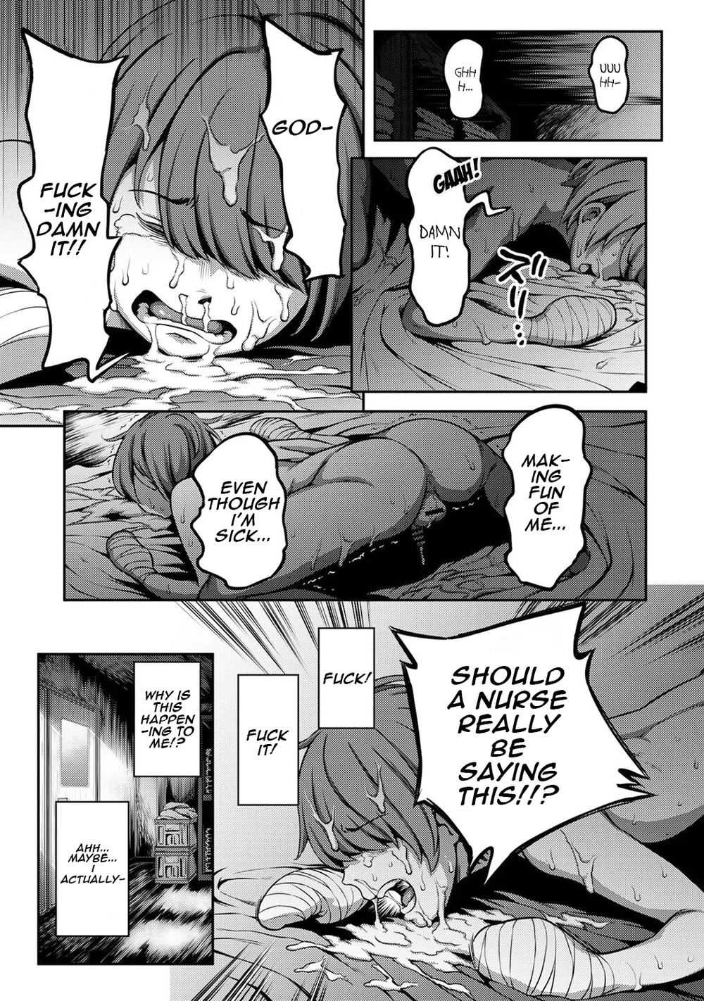 Sakusei Byoutou ~Seikaku Saiaku no Nurse shika Inai Byouin de Shasei Kanri Seikatsu~ – Chapter 1.5 page 35