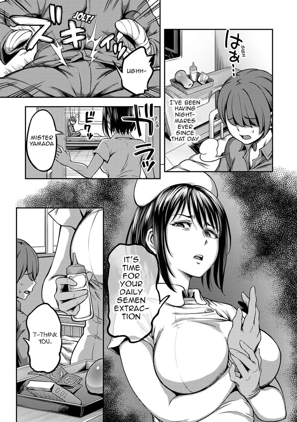 Sakusei Byoutou ~Seikaku Saiaku no Nurse shika Inai Byouin de Shasei Kanri Seikatsu~ – Chapter 1.5 page 3