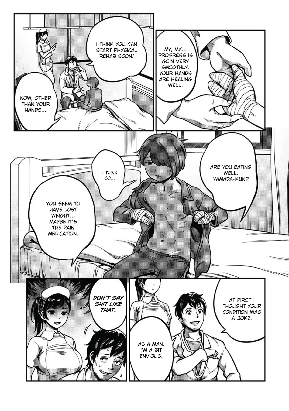 Sakusei Byoutou ~Seikaku Saiaku no Nurse shika Inai Byouin de Shasei Kanri Seikatsu~ – Chapter 7 page 4