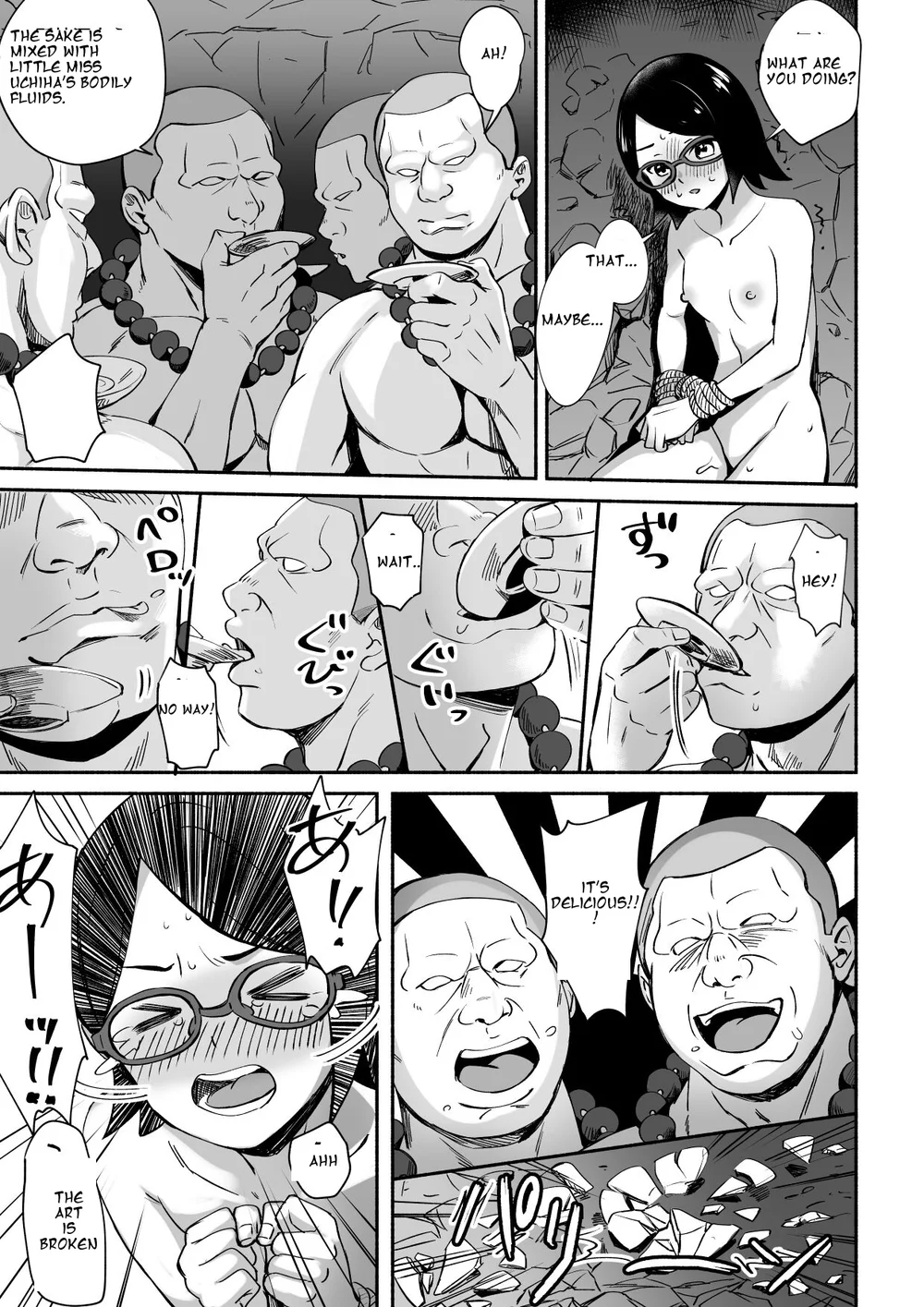 Sarada-chan no Chakra o Fuuin Shite Shugyou to Itsuwari Eroi Koto o suru Hon page 14
