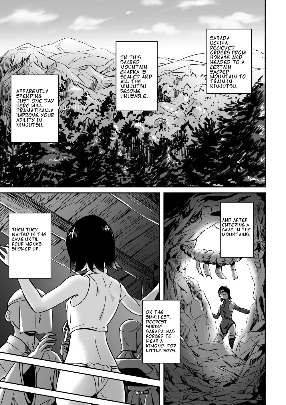 Sarada-chan no Chakra o Fuuin Shite Shugyou to Itsuwari Eroi Koto o suru Hon page 2