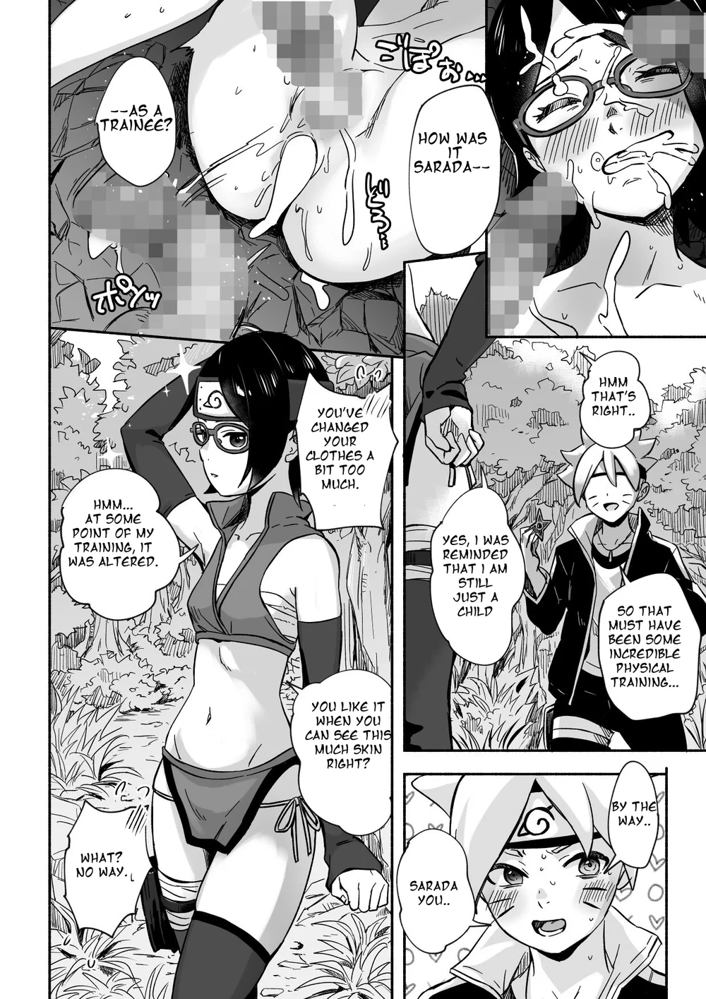 Sarada-chan no Chakra o Fuuin Shite Shugyou to Itsuwari Eroi Koto o suru Hon page 31