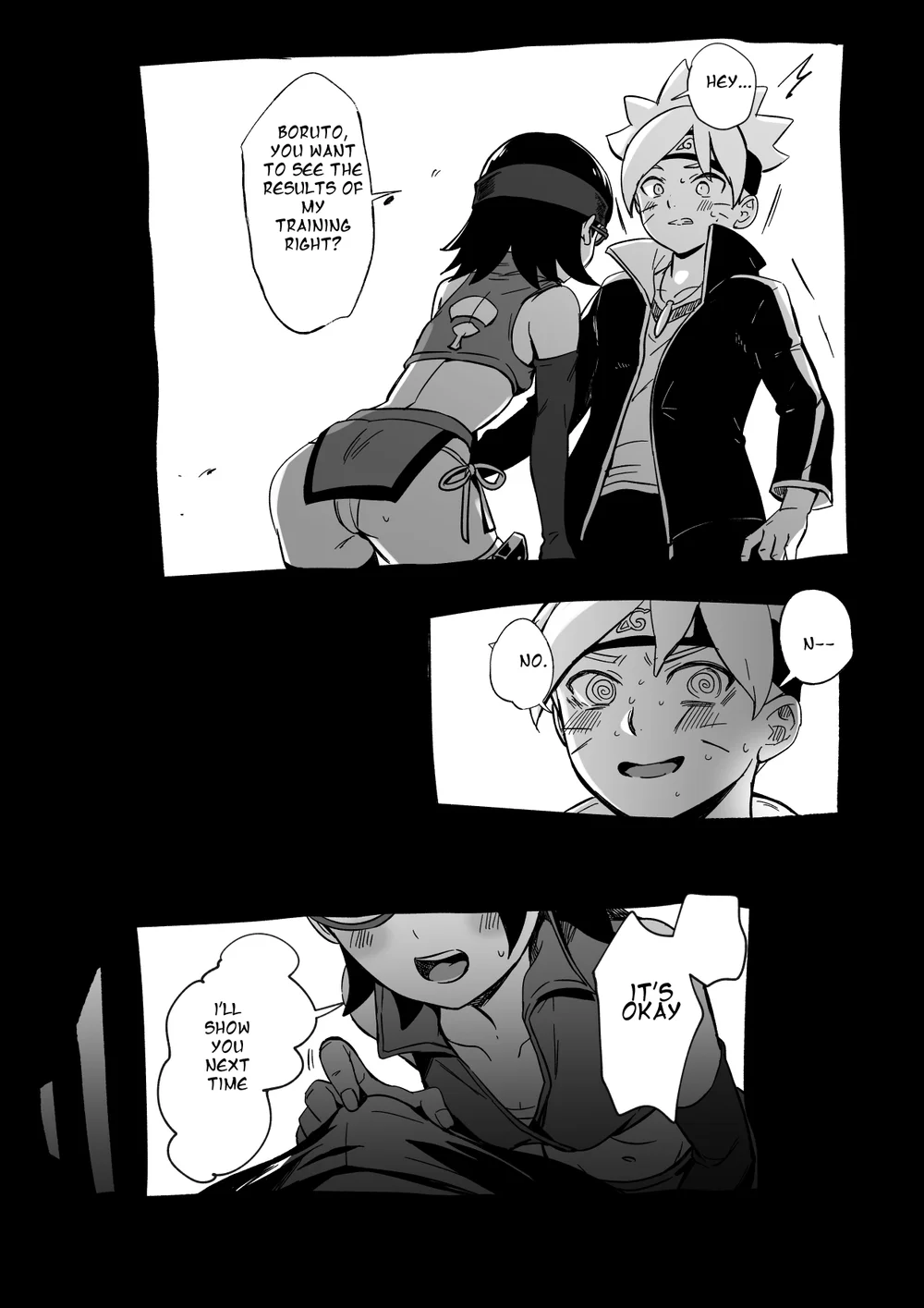 Sarada-chan no Chakra o Fuuin Shite Shugyou to Itsuwari Eroi Koto o suru Hon page 32