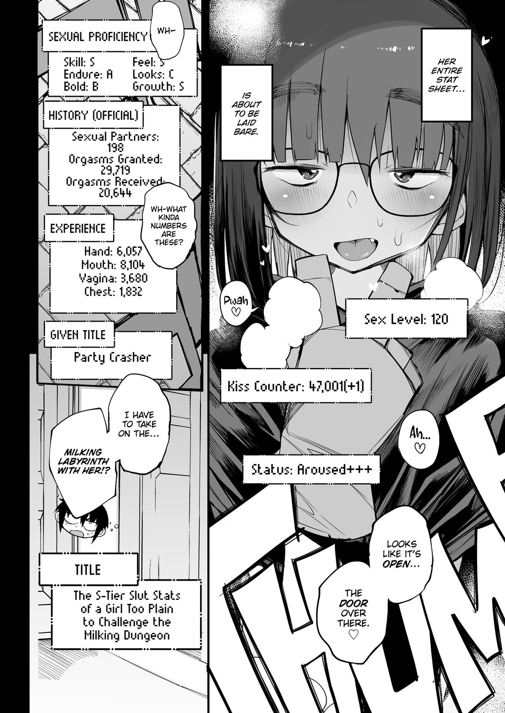 The S-Tier Slut Stats of a Girl Too Plain to Challenge the Milking Dungeon page 10