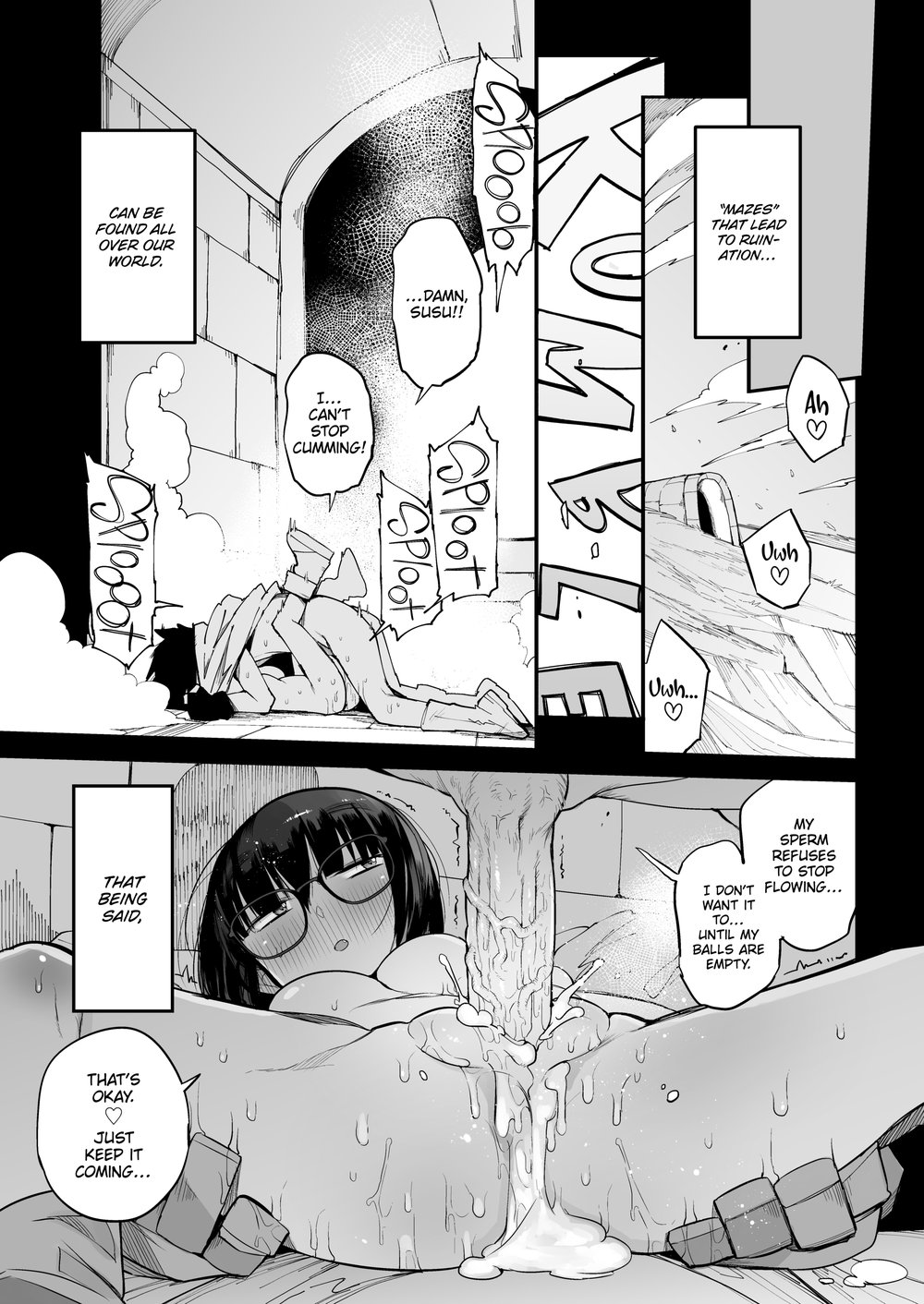 The S-Tier Slut Stats of a Girl Too Plain to Challenge the Milking Dungeon page 41