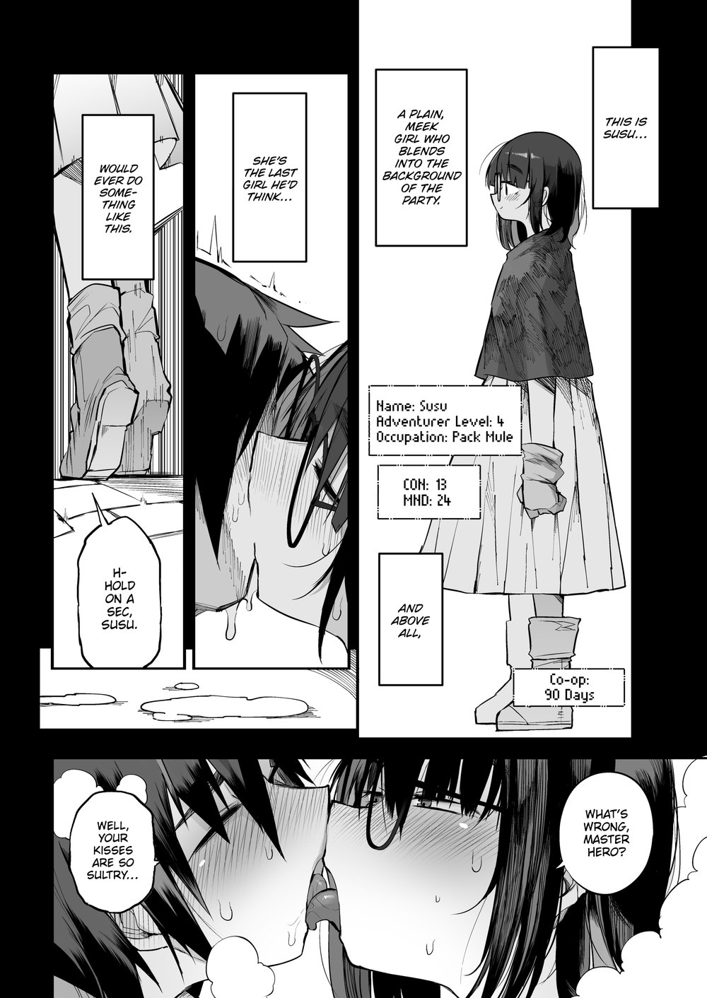 The S-Tier Slut Stats of a Girl Too Plain to Challenge the Milking Dungeon page 8
