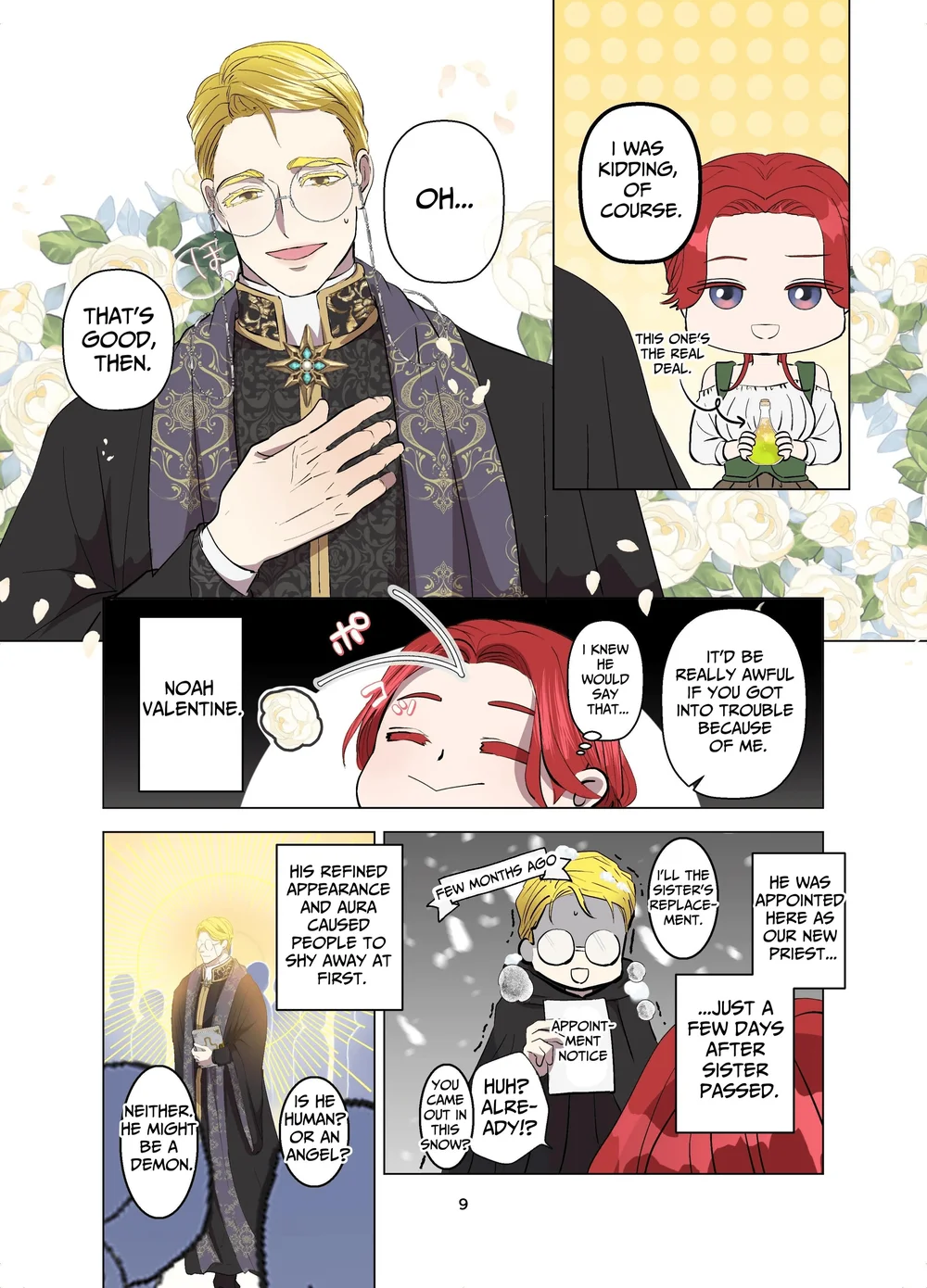 Yomeki okure-mura Musume wa Shinpu-sama no Dekiai kara nige rarenai page 9