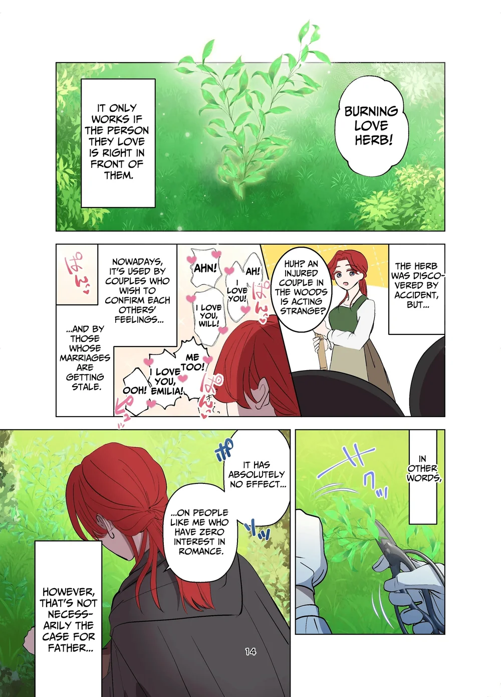 Yomeki okure-mura Musume wa Shinpu-sama no Dekiai kara nige rarenai page 14