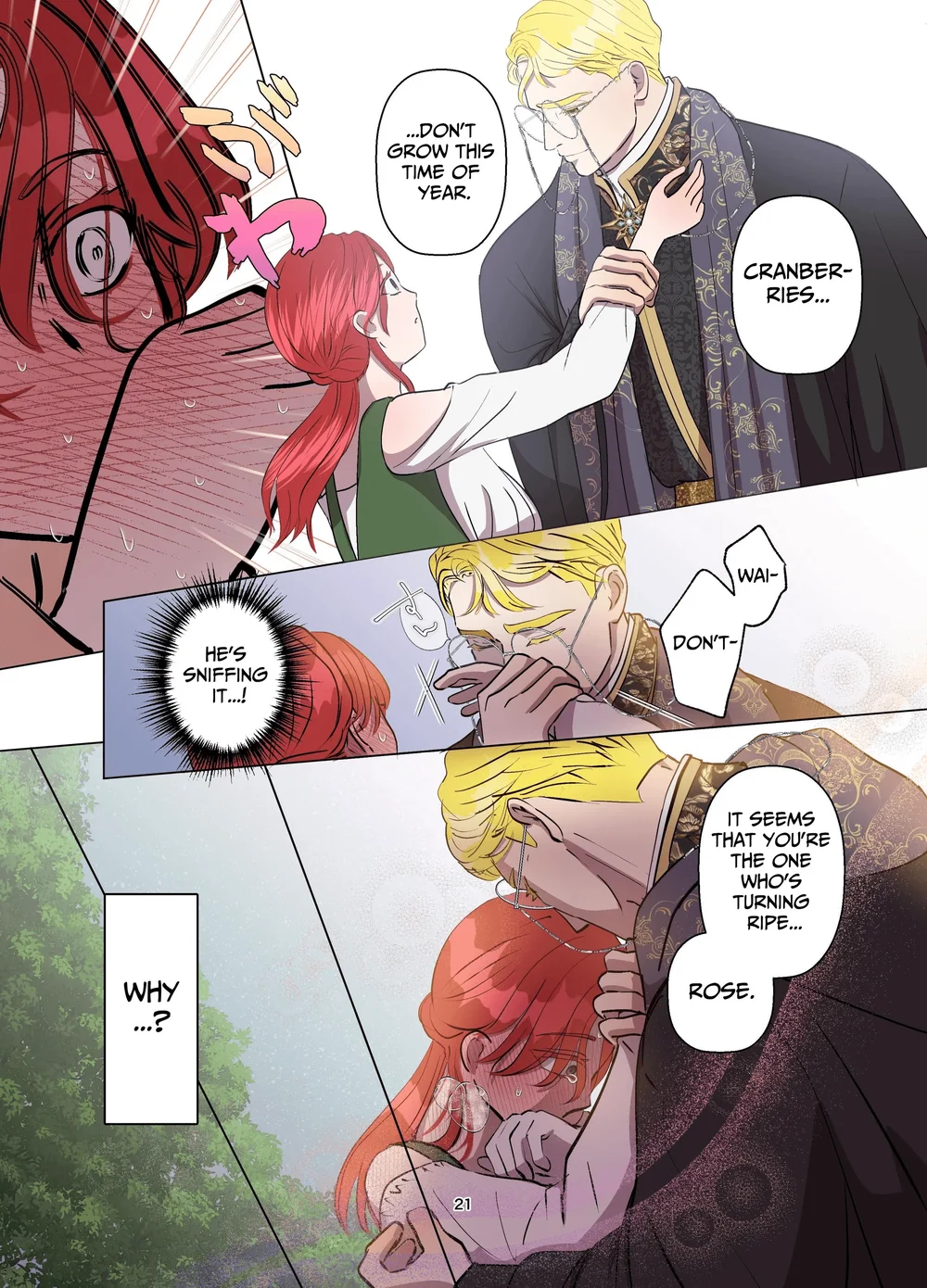 Yomeki okure-mura Musume wa Shinpu-sama no Dekiai kara nige rarenai page 21