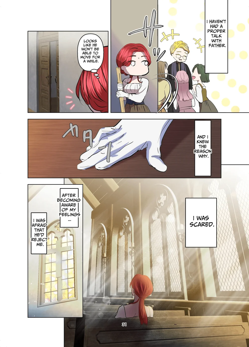 Yomeki okure-mura Musume wa Shinpu-sama no Dekiai kara nige rarenai page 31
