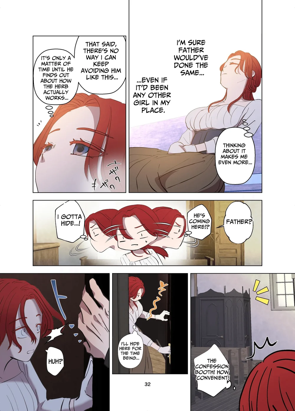 Yomeki okure-mura Musume wa Shinpu-sama no Dekiai kara nige rarenai page 32