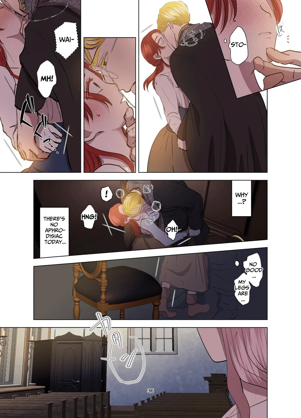 Yomeki okure-mura Musume wa Shinpu-sama no Dekiai kara nige rarenai page 36