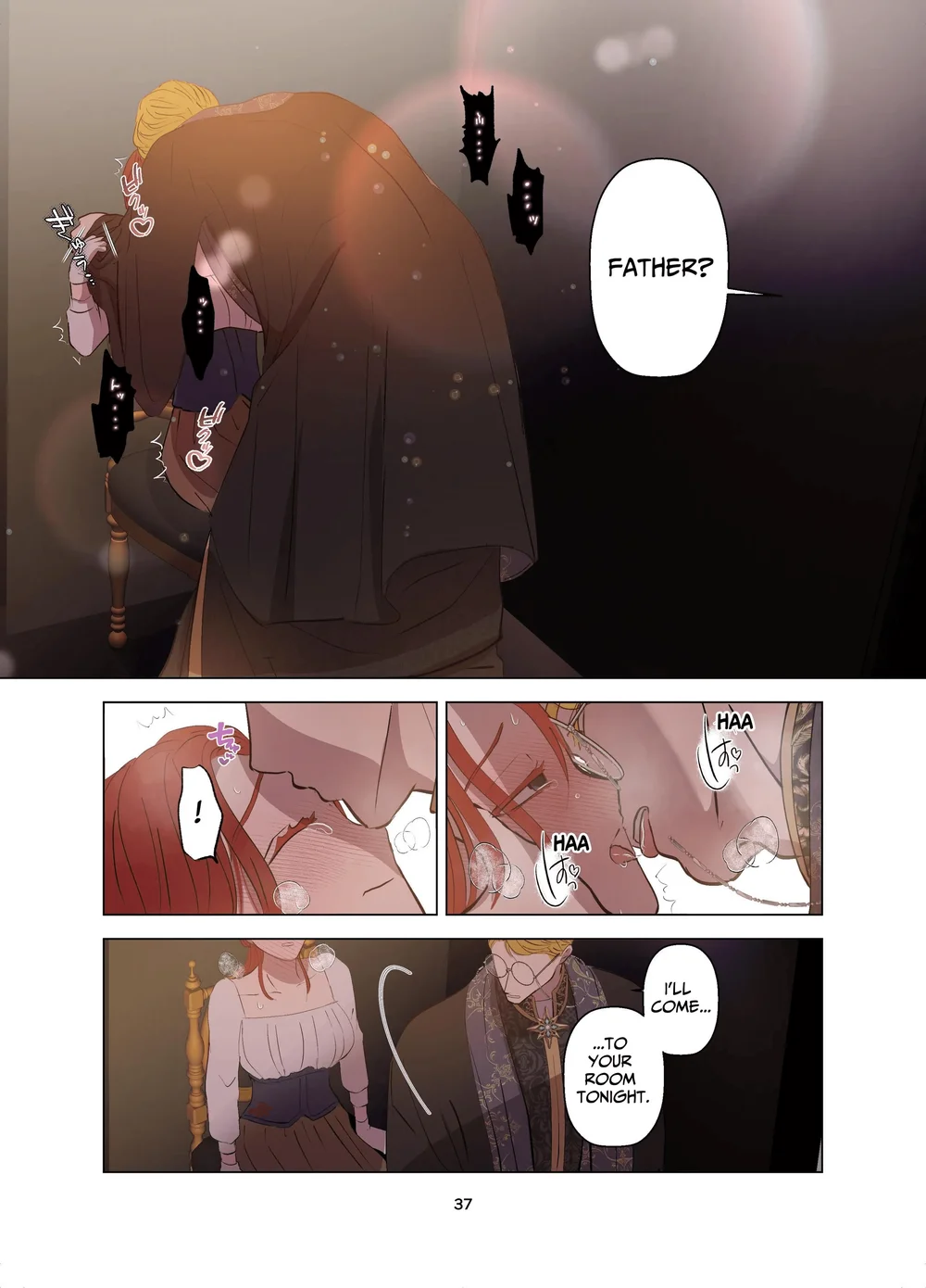Yomeki okure-mura Musume wa Shinpu-sama no Dekiai kara nige rarenai page 37