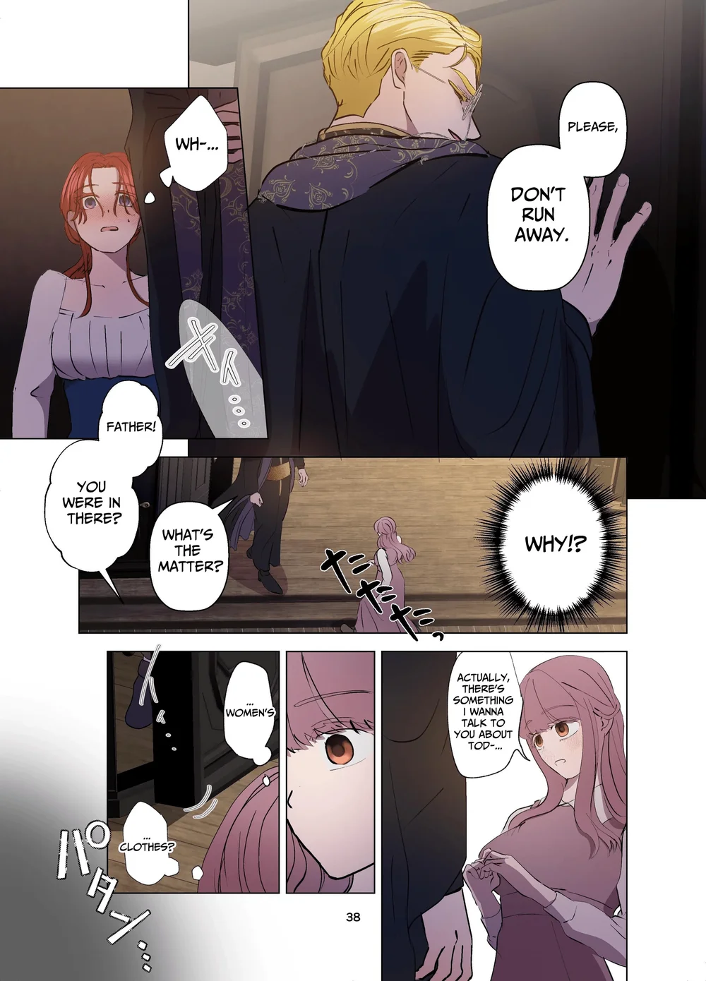 Yomeki okure-mura Musume wa Shinpu-sama no Dekiai kara nige rarenai page 38