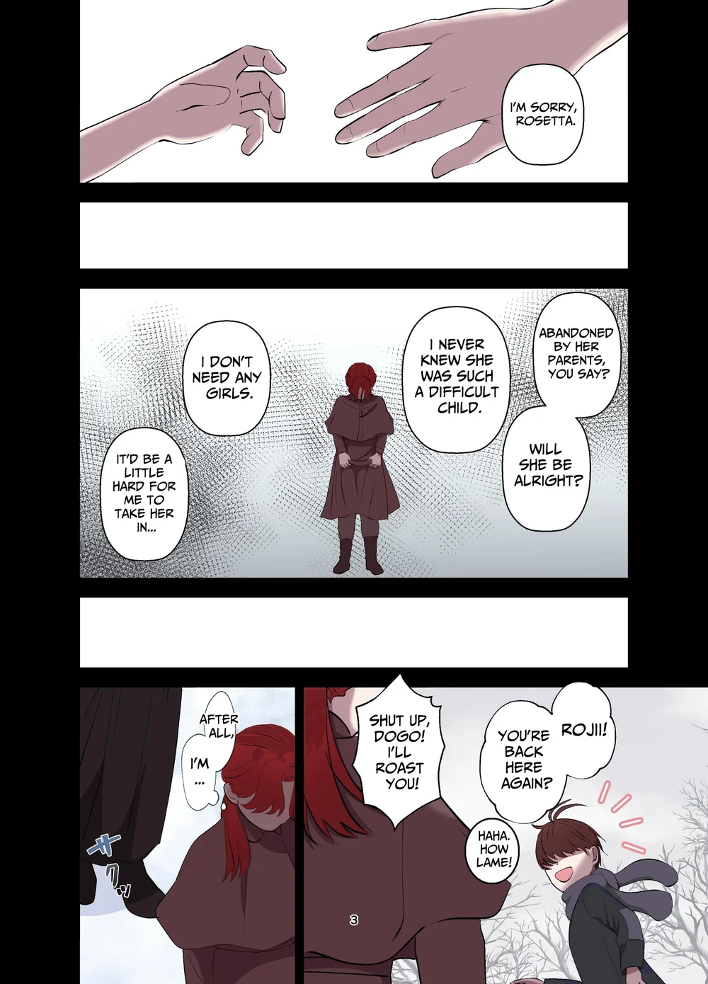 Yomeki okure-mura Musume wa Shinpu-sama no Dekiai kara nige rarenai page 3