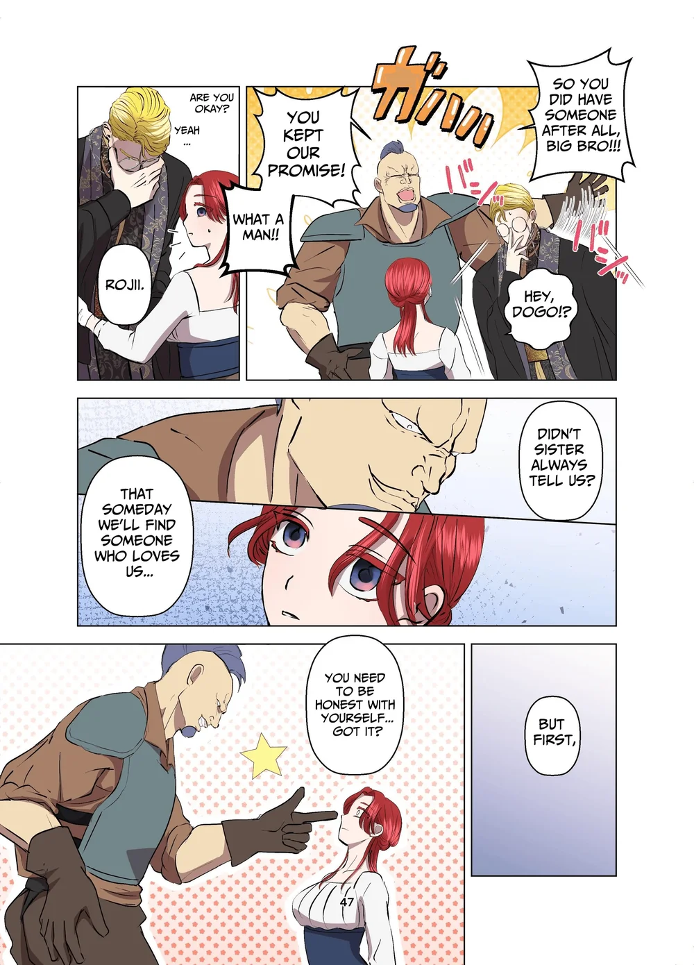 Yomeki okure-mura Musume wa Shinpu-sama no Dekiai kara nige rarenai page 47
