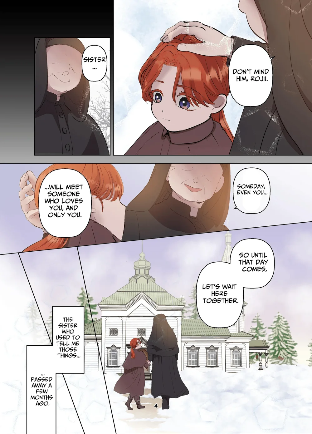 Yomeki okure-mura Musume wa Shinpu-sama no Dekiai kara nige rarenai page 4