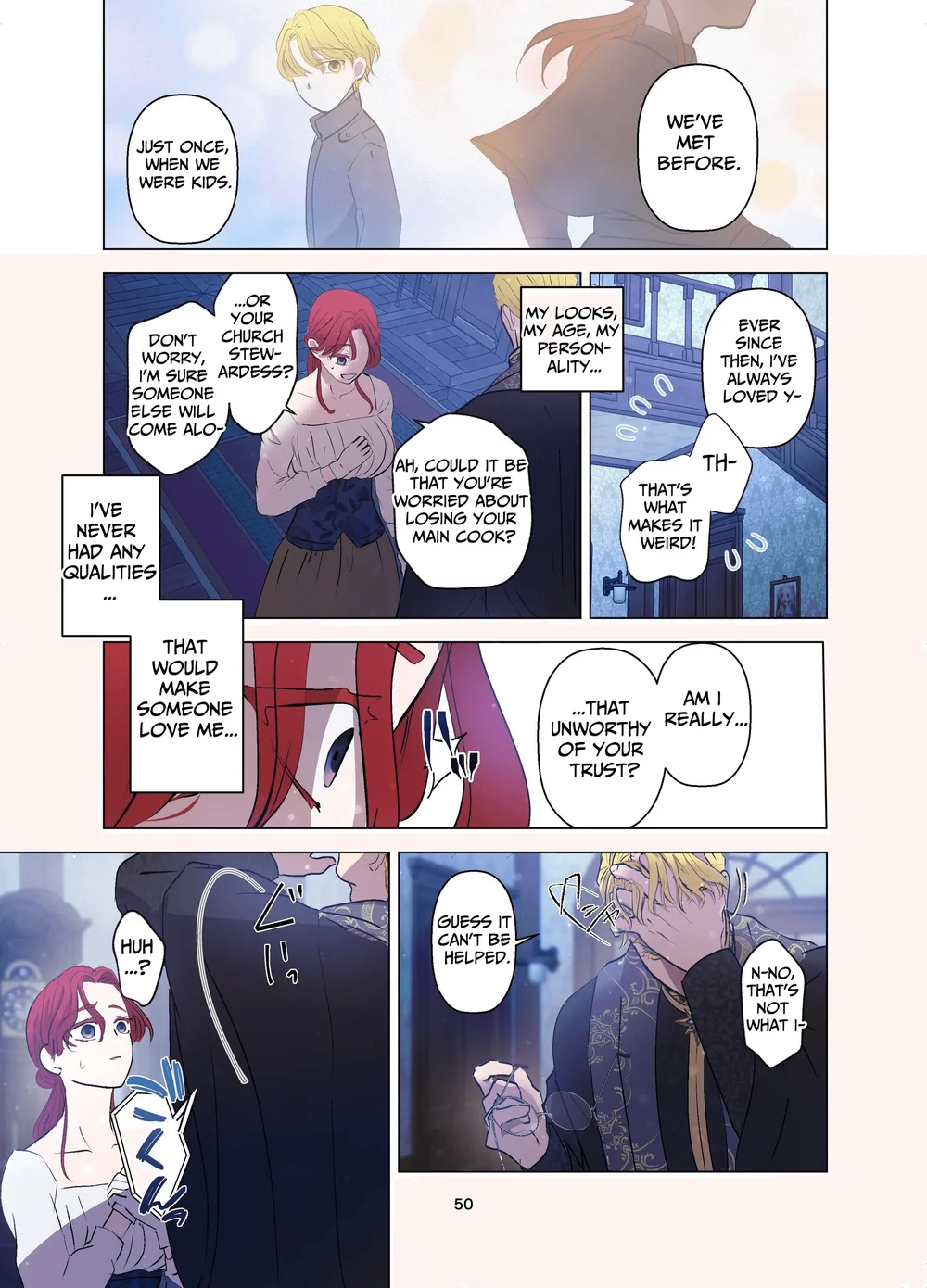 Yomeki okure-mura Musume wa Shinpu-sama no Dekiai kara nige rarenai page 50