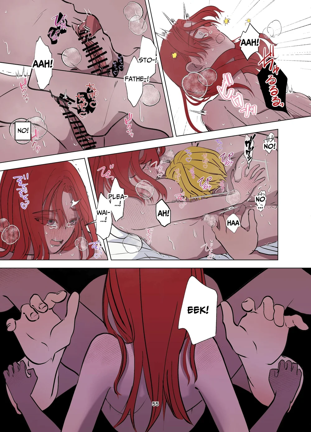 Yomeki okure-mura Musume wa Shinpu-sama no Dekiai kara nige rarenai page 55